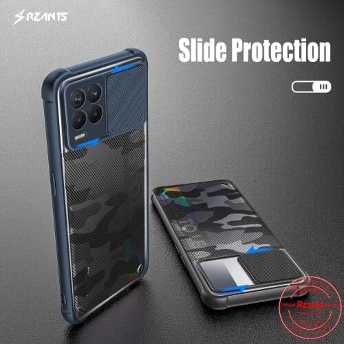 Rzants For Oppo Realme 8 Pro Oppo Realme 8 4G 5G Case Soft Cover [Camouflage Lens Protection] Thin Phone Casing