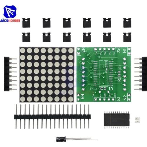 Diymore MAX7219 8x8 Red LED Matrix Module Driver Board DIY Kit for Arduino