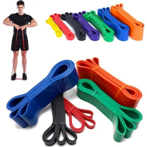 208cm Rubber Pull Up Resistance Bands Set Assist Fitness Stretch Expander Strength Training Arm Muscle Training Elastic Bands