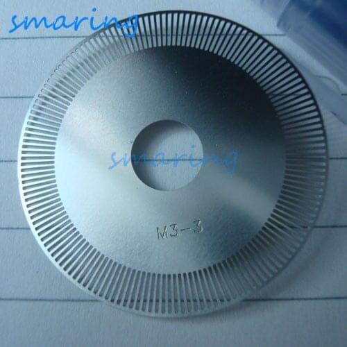 Customized M3-3 Code Metal Code Plate Photoelectric Encoder Meter Wheel Outer Diameter 35MM 100-line Raster Code Disk