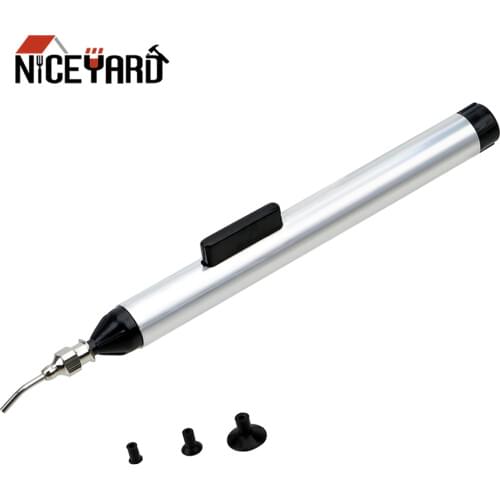 NICEYARD With 3 Sizes Sucking Manually Pumping IC Tool Alternative Tweezers Vacuum Suction Pen Solder Picker Hand Tool Set