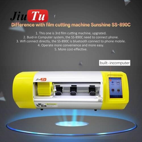 Jiutu Customized Fully Automatic Light Sensor Mobile Tablet Screen Protector Phone Film Cutting Machine