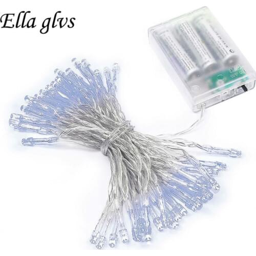 Battery led string light 3 AA Battery Powered Decoration LED for Wedding Christmas,Party,Garland,outdoor Home