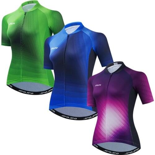 Cycling Jersey Summer Shirt Tops Women Ropa Ciclismo Road mtb Bike Jersey Maillot Mountain Bicycle Cycling Clothing Green Blue