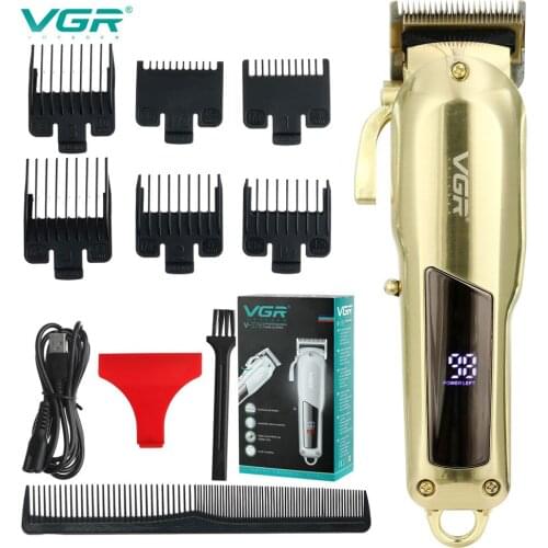 VGR 278 Professional Barber Hair Clipper Golden Cordless Hair Trimmer Beard Trimer for men Electric Hair Cutting Machine