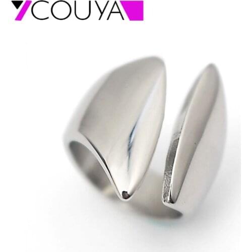 Hot sale women silver color rings made in stainless steel Fashion and elegant Free shipping