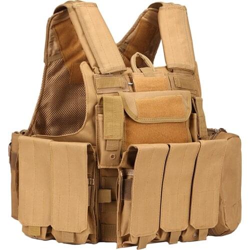 8 in 1 Camouflage Accessory Vest Tactical Vest Protective Vest For Men