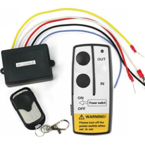 1set 12V Wireless Remote Control Kit for Truck Jeep ATV Winch+Key Fob Remote