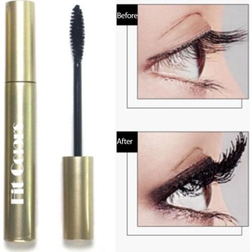 4D Black Mascara Thick Curling Long Encryption Non-smudge Mascara Waterproof Sweatproof Not Fade Long-lasting Styling TSLM1