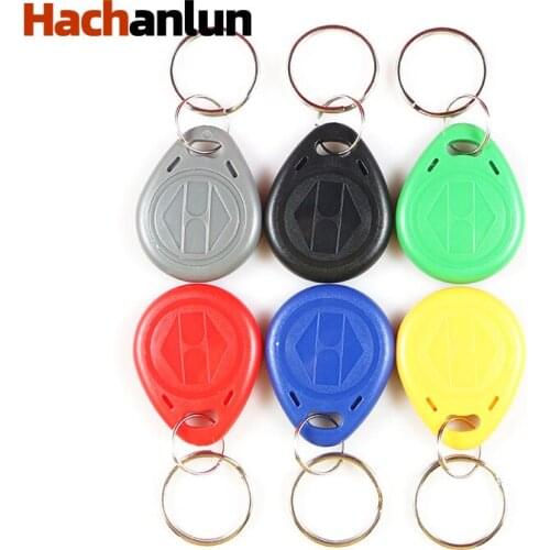 50pcs Multiple Colour Em4305 Duplicator Badge Copy 125khz Rfid Tag High Quality Card Stickert5577 Key Fob