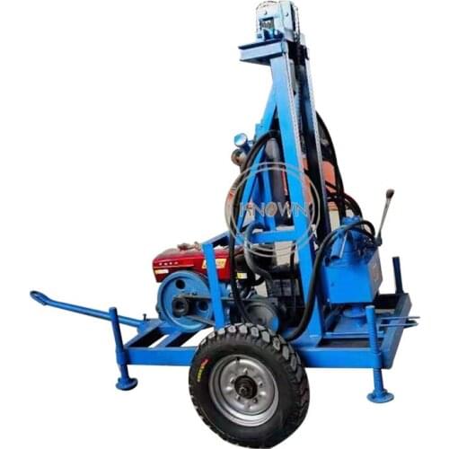 8 Horsepower Drilling Rig Diesel Type With Traction Water Well Drill Machine Deep Core Machine