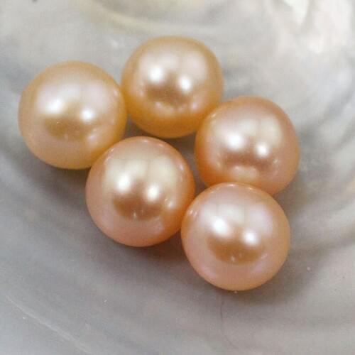 Loose Beads 7-8MM Colorful Cultured Round Freshwater Pearl Fashion DIY Jewelry AAAA Grade best birthday gift For Women LR027