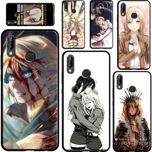 Historia Reiss Attack on Titan For Huawei P20 P40 P30 Pro Mate 20 Lite Nova 5T P Smart 2019 2021 Case For Honor 10i 9X 8X