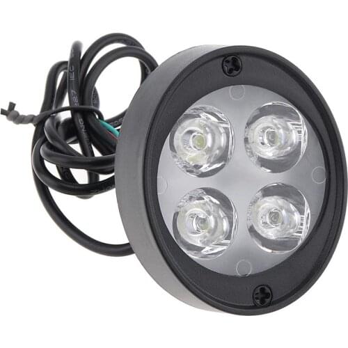 Motorcycle Lights Electric Vehicle LED Four-ball Spotlight Rearview Mirror Spotlight Motorcycle Accessories