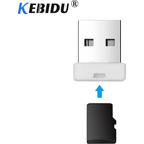 Kebidu Mini Card Reader Super Speed USB 2.0 Micro SD/SDXC TF Card Reader Adapter High Quality Card Reader For Computer