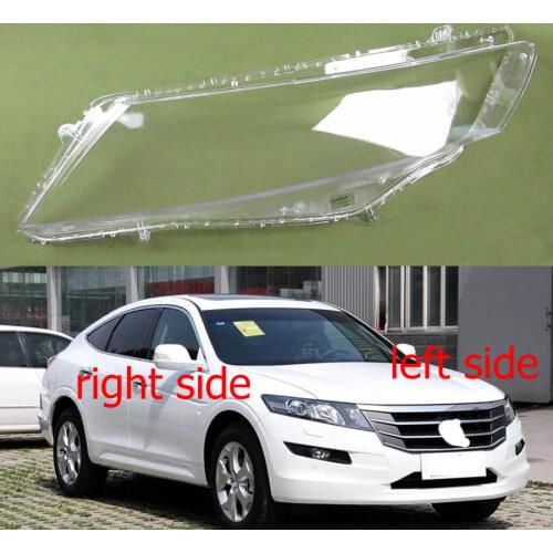 For Honda Crosstour 2011 2012 2013 Front Headlamps Transparent Lampshades Lamp Shell Masks Glass