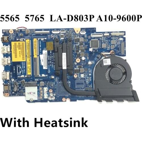 CN-0M3RN1 M3RN1 FOR DELL INSPIRON 5565 Laptop Motherboard BAL22 LA-D803P REV:1.0(A00) A10-9600P Mainboard 100%tested
