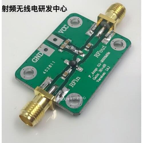 NEW 1PC 0.1-2000MHz Gain 30dB RF Broadband Amplifier Low Noise Amplifier LNA