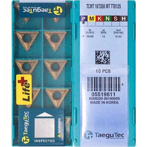 Original TCMT16T308-MT TT8125 Carbide Inserts Milling Insert Lathe CNC Tools For Turning Insert