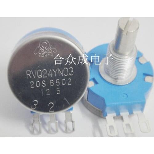 Original TOCOS RVQ24 RVQ24YN RVQ24YN03 20F B502 20S B5K 5K long-life carbon film potentiometer switch