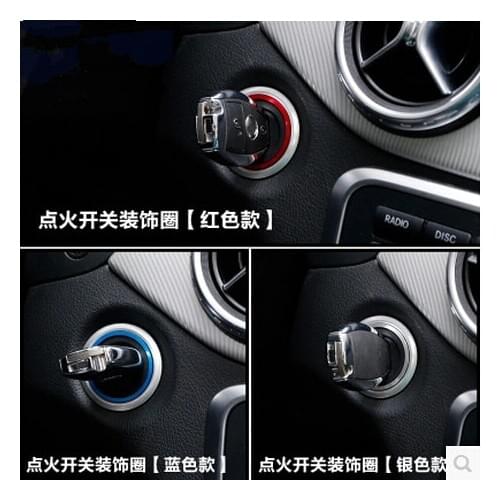 High Quality Aluminium alloy For Mercedes Benz A/B/C/E/GLK/ ML/ GL/ CLA /GLA /CLS ignition coil alloy sequins stickers