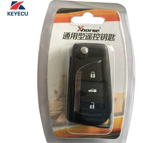 XHORSE Wireless (English Version) Universal Remote Key Fob 3 Button for VVDI Key Tool ,XN008 Series