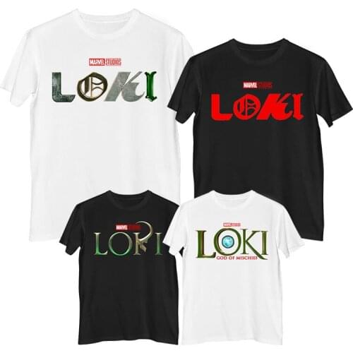2021 New Marvel Super Hero Women T-shirt Unisex Loki Casual Tops Classical Movie Graphic Vacation Lady Tee Gift To Movie Lover