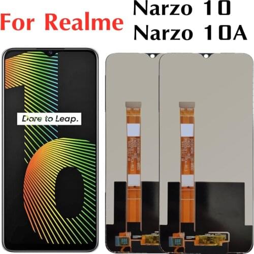 6.5" LCD For OPPO Realme Narzo 10 RMX2040 LCD DIsplay Touch Screen Digitizer Assembly for NARZO 10A RMX2020 LCD Display