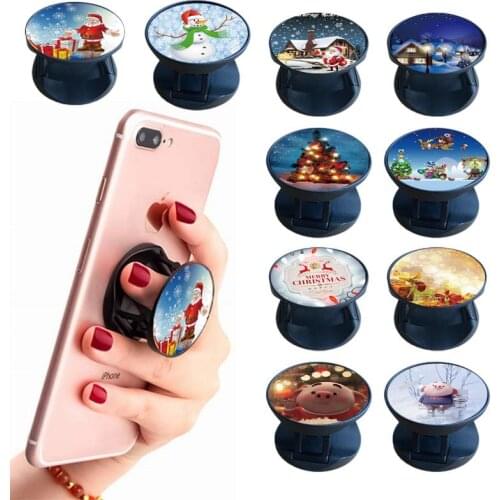 10 Pieces Phone Grip Holder Collapsible Phone Holder Self-Adhesive Color printing Phone Holders for Smartphone and Tablets