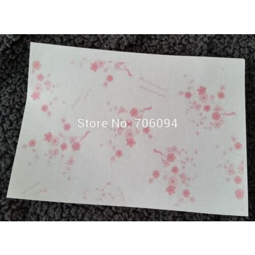 15x21cm,200pcs/lot,flower printing Handmake Soap Wrapping Paper Oil Proof Paper Gift Wrapper
