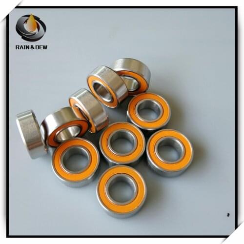 2Pcs S687 2RS CB ABEC7 7x14x5 mm Stainless steel hybrid ceramic ball bearing S687-2RS S687 2RS