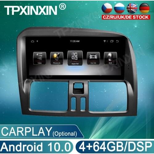 Android 10.0 4+64G For Volvo XC60 2009-2017 LHD Car GPS Navigation Stereo Unit Multimedia Player Rdio tape recorder Head unit