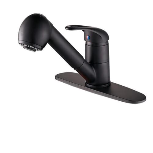 Free shipping Copper chrome Hot & Cold kitchen faucet Water Tap with pull out shower head bathroom basin faucet