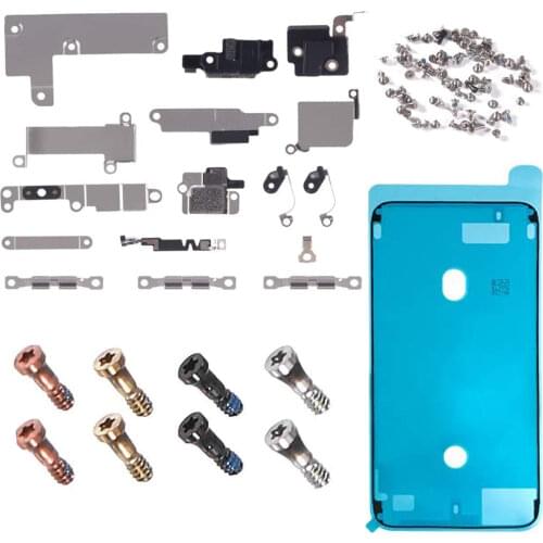 For iPhone 7 7Plus 8G 8 Plus Full Set Small Metal Internal Bracket Shield Plate + Complete Screws + Screen Waterproof