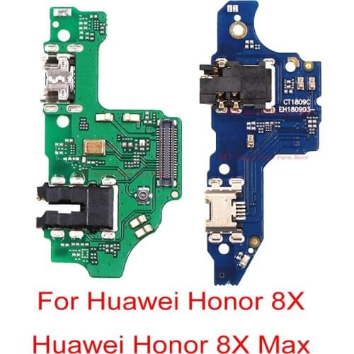 10PCS USB Charging Dock Port Ribbon Flex Cable For Huawei Honor 8X / 8X Max Charger Dock Board Connector Flex Cable Spare Parts