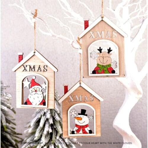 Деревянные новогодние украшения JIMITU China At AliExpress