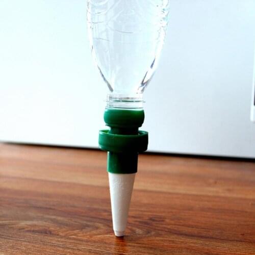 4Pcs Automatic Watering Stakes Wireless Ceramic Self Watering Plant Waterers for Lazy People Home or Vacation