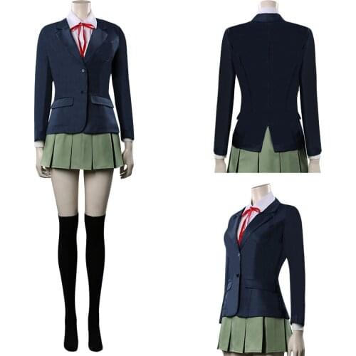 It‘s Too Sick to Call this Love Koikimo Cosplay Costume Koikimo Pleated Skirt Uniform Suit Halloween Carnival School JK Suit