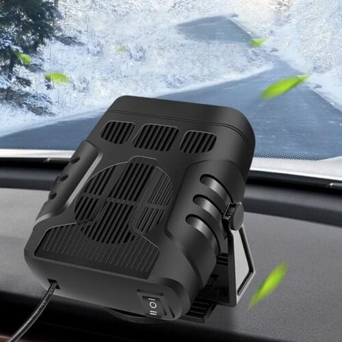 New Car Heater Space Warmer Electric Heater Fan Car Windscreen Demister Defroster​ Defogging Function RV Truck 12V 24V