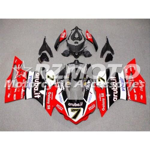 New ABS Plastic Shell Motorcycle Fairing kit Fit For Ducati 959 1299 Panigale 2015 2016 2017 2018 Custom Red Number 7