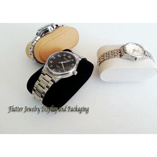 Wholesale 30pcs/lot Velvet Jewelry Display Props Watch Display Holder Bracelet Pillow Ankle Organizer Bangle Showing Stand