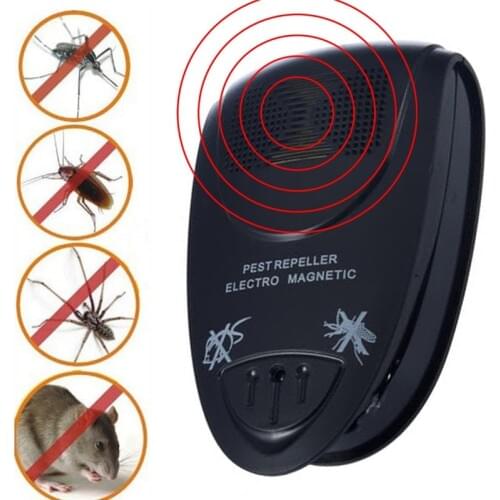 Electronic Ultrasonic Pest Control EU plug Rat Mouse Repellent Anti Mosquito Repeller Killer Rodent Pest Bug Mole Reject Hogard