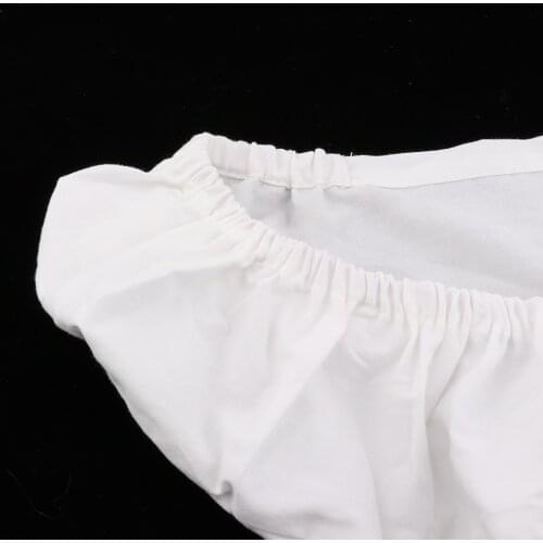 Comfortable Travel U Shaped Pillowcase White Memory Foam Pillow Case Cover