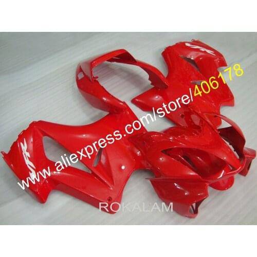 VFR 800R Fairing Price For Honda VFR800 02-12 VFR800RR VFR 800 2002-2012 Light Red Motorbike Body Kits (Injection Molding)
