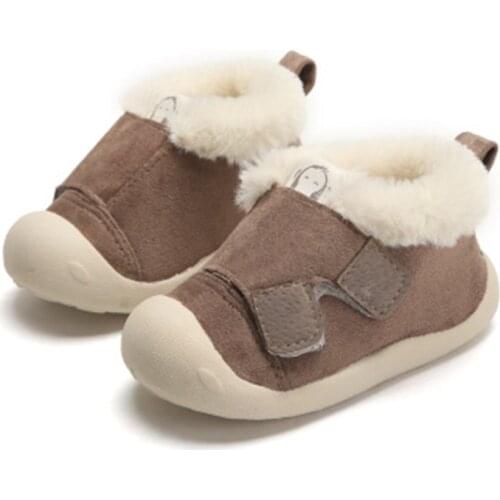 2020 Winter Infant Toddler Boots Warm Plush Baby Girls Boys Snow Boots Outdoor Soft Bottom Non-Slip Child Kids Boots Shoes