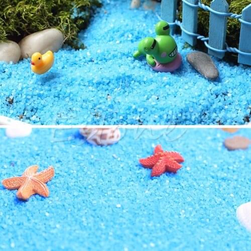 1pack Micro Blue Sand Sandglass With sand Moss Landscape Decoration Fairy good quality