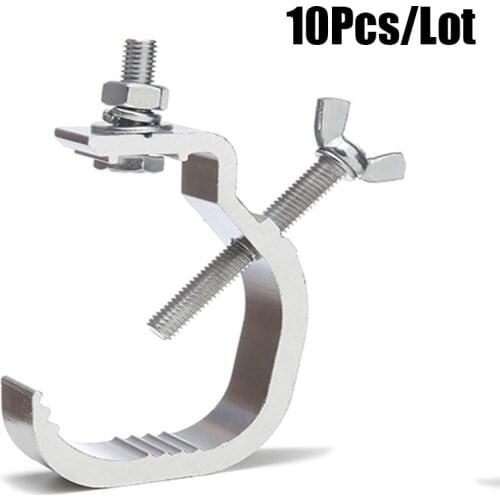 10pcs/lot Aluminum Stage Lights Hook LED Par Hooks Professional Stage Equipment Led Stage Light Truss Dj Club Light Hanging Hook