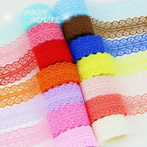 10 yards/roll) 30mm Lace fabric Webbing Decoration Lovely gift packing Material