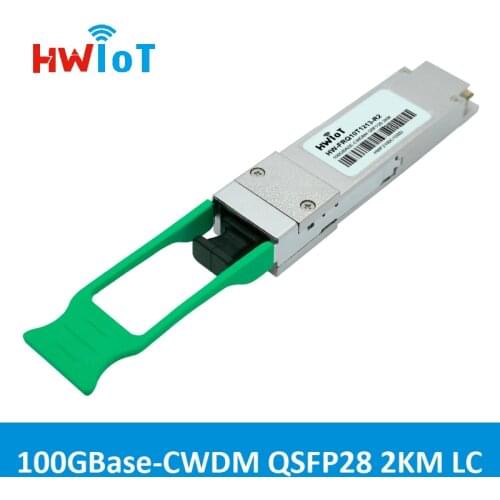 100GBase-CWDM4 QSFP28 1270-1330nm 2km Optical Modules Transceiver LC Connector Cisco Compatible