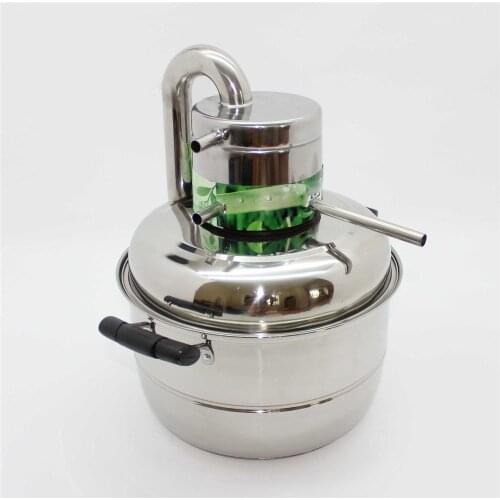 10L Multifunctional Wine Distiller Household Brewing Device Hydrolat Wine Distill Equipment Homebrew Pure Dew Equip